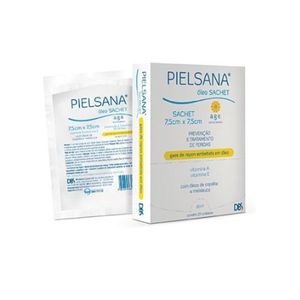 Pielsana Gaze de Rayon Oleo Sachet  3 ml 7,5 X 7,5 cm caixa fechada