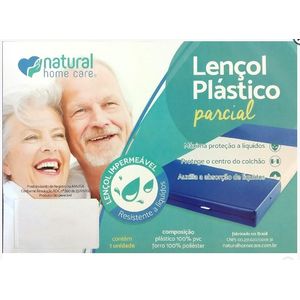 Lençol Plastico Impermeavel Natural Home Care Parcial Solteiro