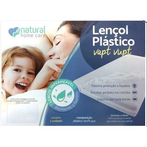 Lençol Plastico Impermeavel Natural Home Care Vapt Vupt Casal