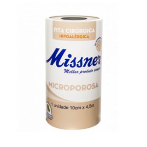 Fita Microporosa Missner Bege 10cm x 4,5m