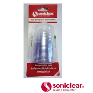 Jogo de Copos de Medicamento para Inalador Soniclear