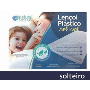 Lencol Plastico Impermeavel Natural Home Care Vapt Vupt Solteiro