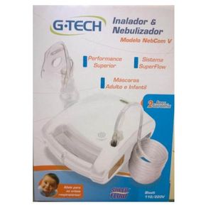 Nebulizador e Inalador  G Tech NEBCOM V