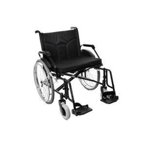 Cadeira De Rodas Jaguaribe Big Obeso Preta 60Cm