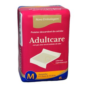 Protetor Descartável de Colchao Adultcare Médio