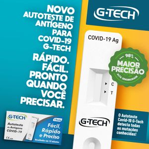 Autoteste de Antigeno para Covid G-Tech 1 unidade