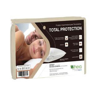 Protetor De Travesseiro Impermeável Theva Total Protection 50x70