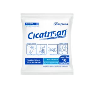 Compressa Gaze Esteril Cicatrisan 40x10cm Unidade