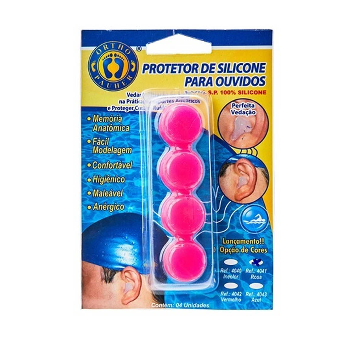 protetor_ouvido _rosa - Saúde e Ortopedia