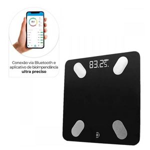 Balanca Digital Dellamed de Bioimpedancia Com App e Bluetooth