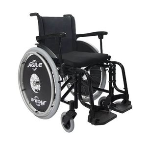Cadeira De Rodas Agile Jaguaribe 48cm Preta