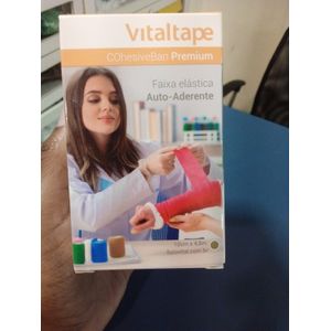 Faixa Elástica Auto Aderente Cohesiveban Bege 5cm X 4,5m