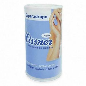 Esparadrapo Impermeável Extra Flexível Branco 10 Cm X 4,5 M
