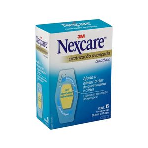 Curativo Nexcare Cicatrização Avançada Caixa Fechada 6 Unidades