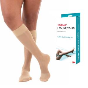 Meia de Compressao Venosan Legline AD Comp 20-30 Pe Fechado Olinda